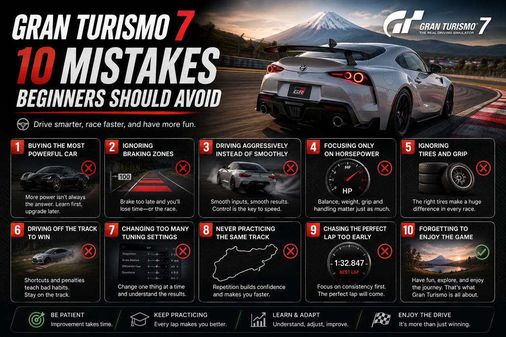 Gran Turismo 7 – 10 Mistakes Beginners Should Avoid